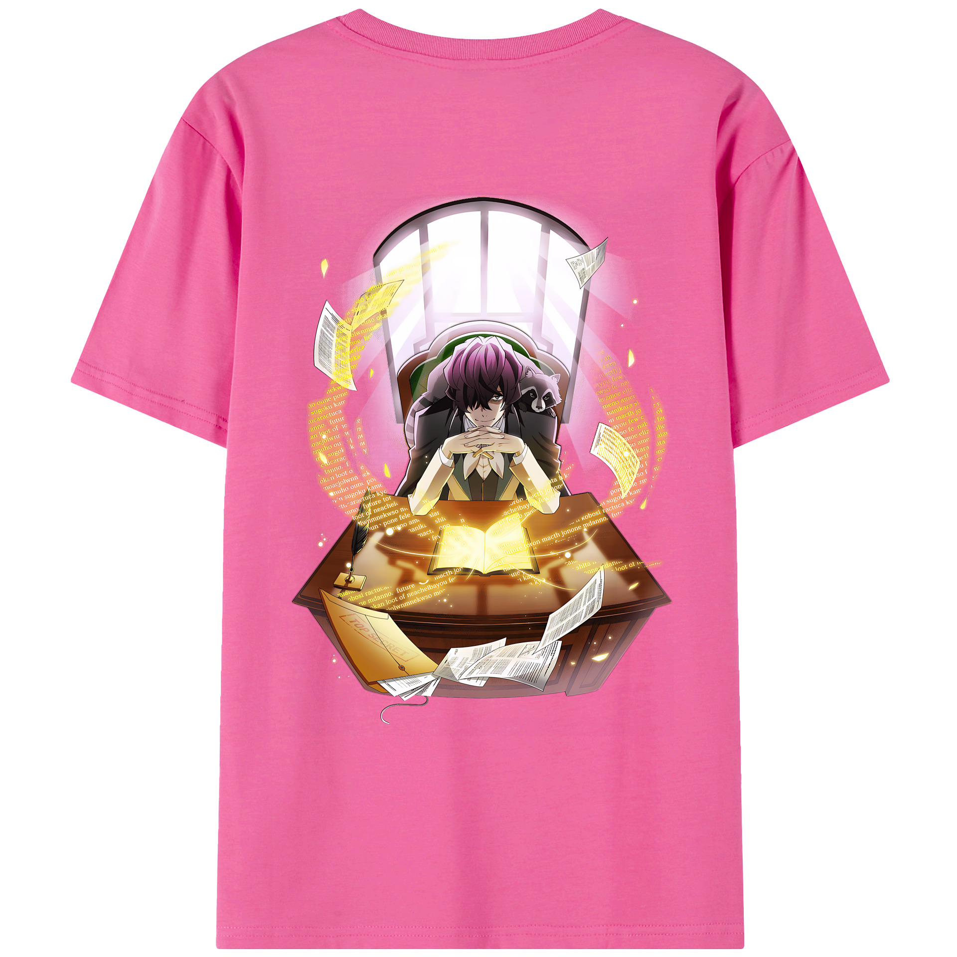 （画像用） 文豪ストレイドッグス Bungo Stray Dogs レディース半袖Tシャツ(バックプリント)